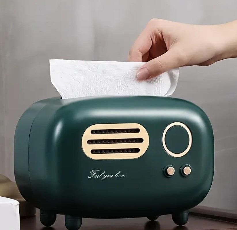 Vintage Radio Box Tissue Holder — Premium Luxury Collection | Luxysy