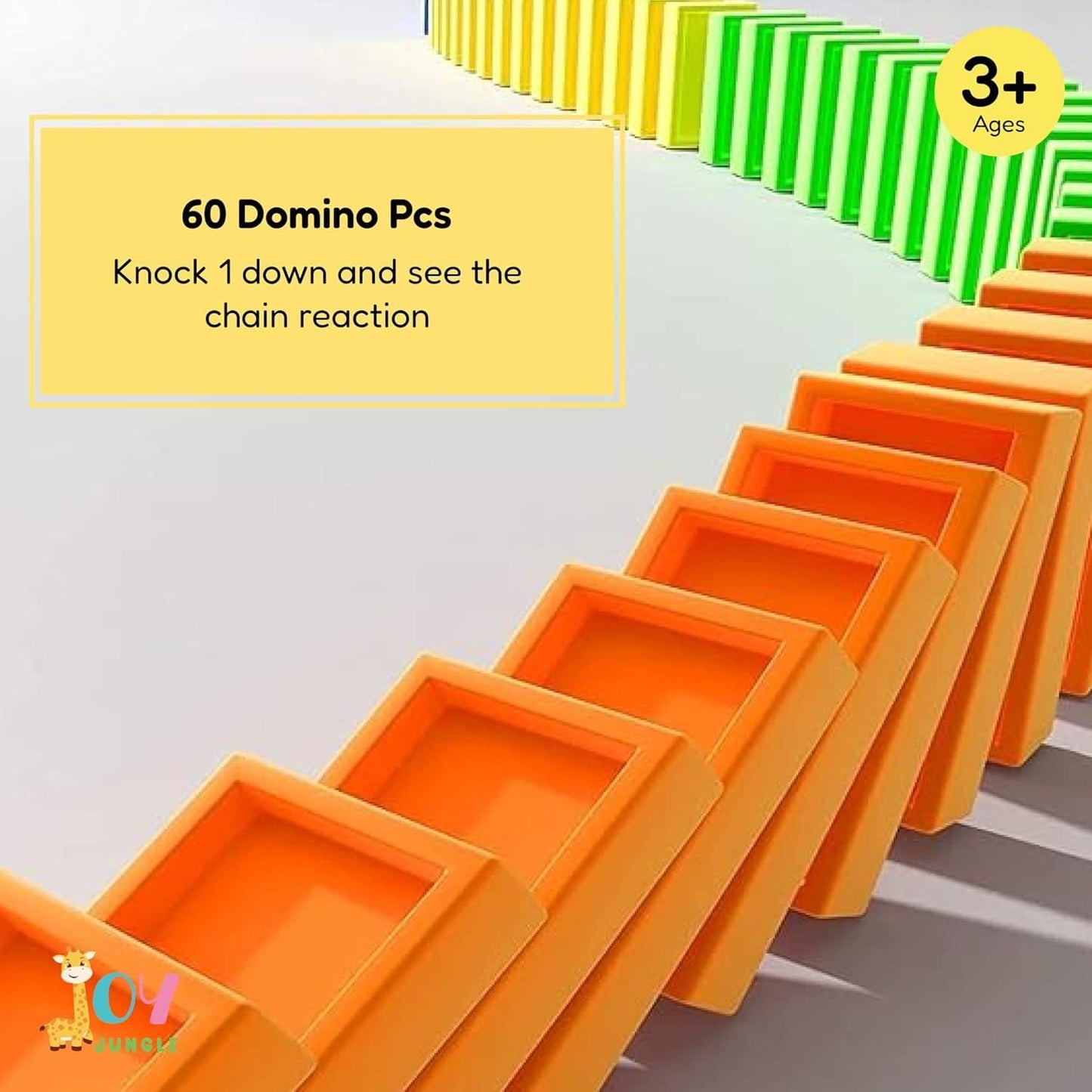 Train Toy Domino Set for Kids BPA Free Plastic with Sound Effects —…