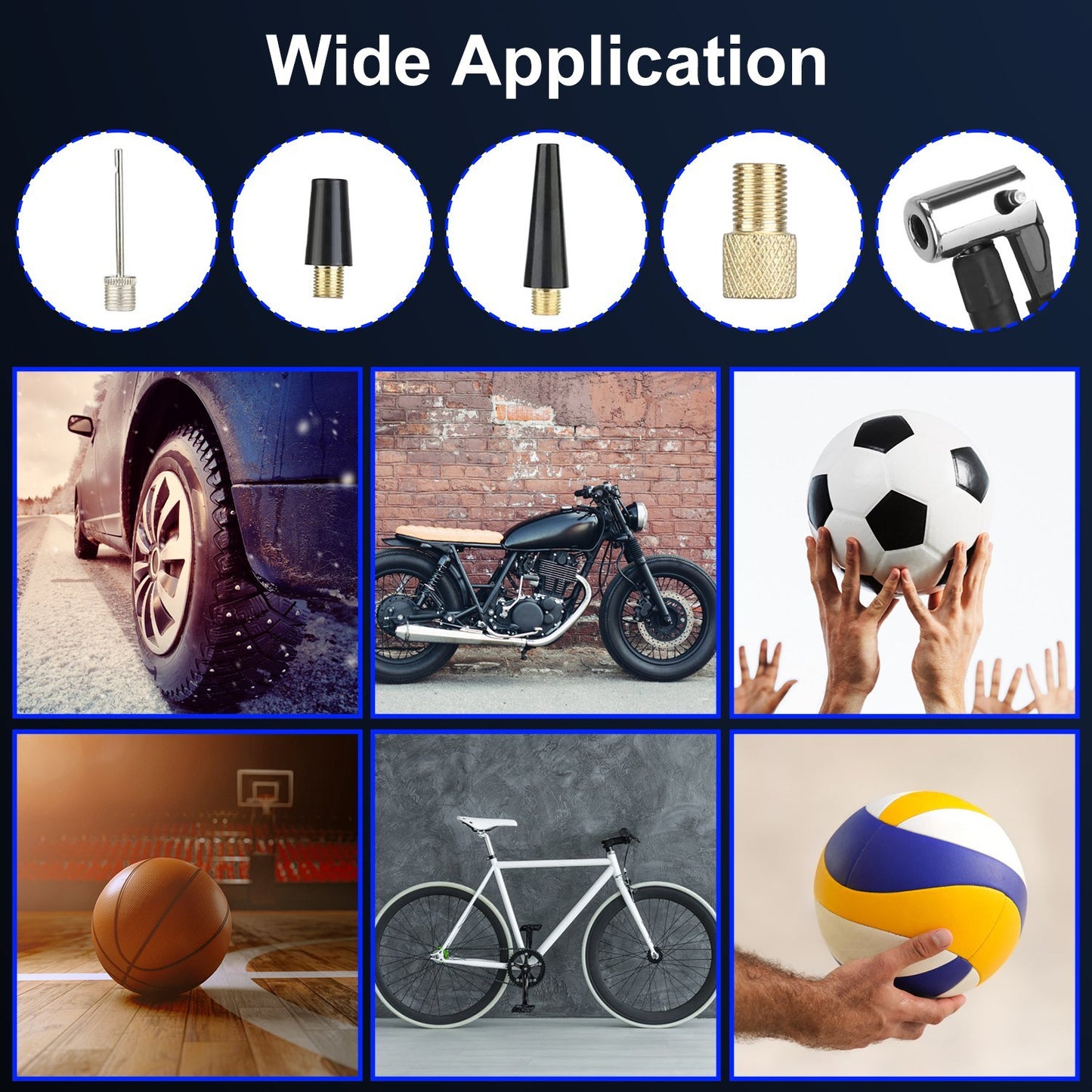 1Pc 150PSI Cordless Tire Inflator Digital Air Compressor With LED L…